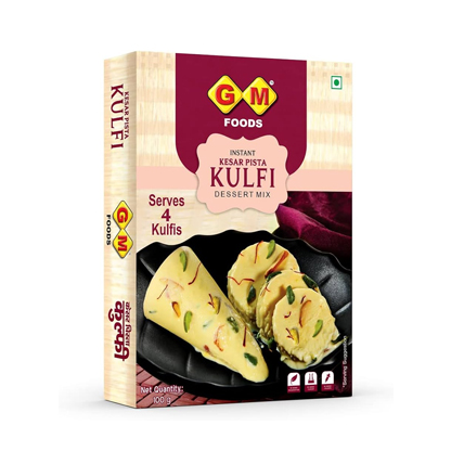 G M Foods Ready To Mix Kesar Pista Kulfi Dessert 